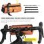 Rhinowalk Fahrrad Lenkertasche Vordertasche Fahrradtasche Aufbewahrungstasche mit Schultergurt für Rennrad Mountainbike Radfahren Reisen (Orange)