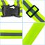 Nutabevr 2 Stück Reflective Vest, High-Vis reflektierende Warnweste für optimale Sichtbarkeit, für Erwachsene und Jugendliche, für Jogging,Radfahren,Wandern, Tag und Nacht Motorrad Radfahren