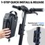 CHICLEW 3L Große Kapazität Scooter Tasche, Schnellverschluss wasserdichte E Roller Tasche, Tragbare Lenkertasche Escooter für Xiaomi Mijia Sedway Ninebot E Scooter