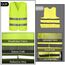Gowkeey Warnwesten Auto 5 STK, Warnweste Pannenweste Warnwesten Neongelb Sicherheitsweste Westen Auto,Weste Neongelb Reflektierend High Visibility Vest für Autofahrern Fahrern Arbeitskräften