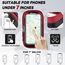 Handyhalterung Fahrrad Wasserdicht Handyhalter Motorrad Handy Halterung 360°Drehbarem Fahrradhalterung Lenkertasche für 4.7-7 Zoll Smartphone mit Regenhaube Fahrradtasche Fahrradlenker Halter Tasche