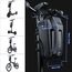 CHICLEW 3L Große Kapazität Scooter Tasche, Schnellverschluss wasserdichte E Roller Tasche, Tragbare Lenkertasche Escooter für Xiaomi Mijia Sedway Ninebot E Scooter