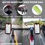 Handyhalterung Fahrrad Wasserdicht Handyhalter Motorrad Handy Halterung 360°Drehbarem Fahrradhalterung Lenkertasche für 4.7-7 Zoll Smartphone mit Regenhaube Fahrradtasche Fahrradlenker Halter Tasche
