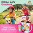 Lenkertasche Fahrrad Kinder - Regenbogen Pink - Fahrradtasche Lenker, Fahrradkorb Kinder Vorne, Korb Laufrad, Fahrradkorb Kinderfahrrad - wasserabweisend, universell passend