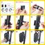 CHICLEW Scooter Tasche für Roller, Rollertasche Front Tube Bag Groß Lenkertasche Wasserfest, Vordertasche für Elektroroller Xiaomi MI Mijia M365 Sedway Ninebot E ES1/ES2/ES3/ES4 (Schwarz, 2L)