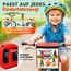 Lenkertasche Kinder Feuerwehr – Fahrradkorb Kinder vorne, Kinderfahrrad Korb vorne, Laufrad Korb, Fahrradtasche Lenker – wasserabweisend, kompatibel mit Woom Puky