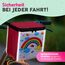 Lenkertasche Fahrrad Kinder - Regenbogen Pink - Fahrradtasche Lenker, Fahrradkorb Kinder Vorne, Korb Laufrad, Fahrradkorb Kinderfahrrad - wasserabweisend, universell passend