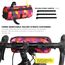 Rhinowalk Fahrrad Lenkertasche Vordertasche Fahrradtasche Aufbewahrungstasche mit Schultergurt für Rennrad Mountainbike Radfahren Reisen (Camouflage rot)
