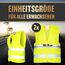 HELDENWERK Auto Warnweste 2er Set für Erwachsene europaweit einsetzbar - Reflektierende Warnwesten 2026 - PKW Sicherheitsweste, Pannenweste, KFZ Weste