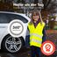 PURAHELP Warnweste Kinder (5-12 Jahre) Sicherheitsweste (10 Stück) für den Schulweg, Fahrrad, Auto - Reflektierende Warnweste Gelb
