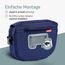 Borgen KLICKfix Lenkertasche Fahrrad - 5l Wasserabweisende und geräumige Fahrrad Lenkertasche - Bike Bag E-Bike, MTB, Citybike, Rennrad - 2in1 Tragetasche Dank abnehmbarem Gurt - Fahrradtasche Lenker
