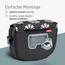 Borgen KLICKfix Lenkertasche Fahrrad - 5l Wasserabweisende und geräumige Fahrrad Lenkertasche - Bike Bag E-Bike, MTB, Citybike, Rennrad - 2in1 Tragetasche Dank abnehmbarem Gurt - Fahrradtasche Lenker