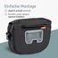 Borgen KLICKfix Lenkertasche Fahrrad - 5l Wasserabweisende und geräumige Fahrrad Lenkertasche - Bike Bag E-Bike, MTB, Citybike, Rennrad - 2in1 Tragetasche Dank abnehmbarem Gurt - Fahrradtasche Lenker