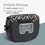 Borgen KLICKfix Lenkertasche Fahrrad - 5l Wasserabweisende und geräumige Fahrrad Lenkertasche - Bike Bag E-Bike, MTB, Citybike, Rennrad - 2in1 Tragetasche Dank abnehmbarem Gurt - Fahrradtasche Lenker