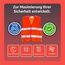 POWR CAR 4x ISO20471 2026 Warnweste für Autos - hell und reflektierende Sicherheitswesten für Pkw und Lkw