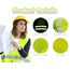 Chenivesss 2 Stück Warnwesten Auto, Warnweste, High Visibility Vest, Pannenweste, Warnwesten, Grün Sicherheitsweste, Reflektorweste, für Nacht, Bauarbeiter, Autofahrer