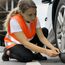 Brovamo Warnweste orange, warnwesten Auto 5er, Warnweste Auto, Warnweste Erwachsene Kinder, Sicherheitsweste Auto，für Auto, Motorrad, Fahrrad