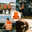 6 Warnwesten Auto, Reflektierende Warnwesten, Weste Neongelb Reflektierend 360° Reflektierend Rundum, Neongelb KFZ Pannenhilfe, Leichtgewicht Sicherheitswesten für Kraftfahrer Arbeitnehmer (Orange)