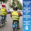 LAUTER SCHUTZ ® Warnweste Kinder (3-12 Jahre) Sicherheitsweste [2 Stück] für bessere Sichtbarkeit bei Tag und Nacht für Sport, Laufen, Fahrrad, Weg zur Schule & Auto (Reflektorweste - Blank)