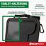 ATHLON TOOLS Der stabilste Autositz-Organizer - Verstärkte Rückwand - Lebensmittelecht - mit integriertem Tablet-Halter - mit Extra Federtasche - für Business und Kinder - Designed in Hamburg