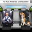 Ezilif Kindersitzunterlage ISOFIX geeignete Sitzschoner Auto Kindersitz, mit Anti-Rutsch Funktion Autositzschoner, Autositzauflage Sitzschutz (Schwarz) (Packung mit 2)