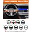 Tevlaphee Lenkradkralle, Lenkradschloss für Auto, Auto Diebstahlsicherung, Lenkradsperre Wohnmobil, Auto-Kralle als Wegfahrsperre, Universal(Blau)