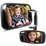 Onco Baby Autospiegel Set – Rückwärts- & Vorwärtsgerichteter Spiegel, 100% bruchsicher & rüttelfest, Klare Weitsicht mit 360° Drehung & Clip-On-Design, Reise-Essentials für Neugeborene & Babys