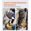 LIONSTRONG® Auto Organizer Kinder Rücksitz schwarz [WASSERDICHT] - Rückenlehnenschutz Auto Kinder universell kompatibel - Autositz Organizer - Sitzschutz Rückenlehne - große Tasche
