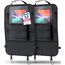 LIONSTRONG® Auto Organizer Kinder Rücksitz schwarz [WASSERDICHT] - Rückenlehnenschutz Auto Kinder universell kompatibel - Autositz Organizer - Sitzschutz Rückenlehne - Tablet-Fach