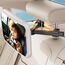Autospiegel Baby Rücksitz Spiegel Rückbank: Spiegel Auto Baby Rückbank mit Haken Clip, 100% Bruchsicherer & 360° Drehbar Rücksitzspiegel, Babyspiegel Erstausstattung & Zubehör KFZ Kopfstützen-Weiß