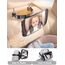 Mirrorsafe Babyspiegel Auto Rücksitz Spiegel Rückbank - 2026 Haken Clip Stabiler Bruchsicherer Autospiegel Baby, 360°Verstellbarer Babyspiegel Erstausstattung Auto Zubehör für Kinder KFZ Kopfstützen