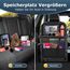 Oneyus Auto Organizer, 2 Stück Autositz Organizer Große Rückenlehnenschutz Auto Kinder Multifunktional Wasserdicht Rücksitz Organizer mit Klapptisch,Tablet Tasche und Viele Taschen-Schwarz