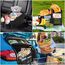 WOCVRYY Autositz Organizer Auto Kinder Rücksitz Zubehör Innenraum Frauen Beifahrersitz Organizer für Spielzeug Bücher Snacks mit Getränkehalter Gurtbefestigung