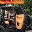 SURDOCA Auto Organizer Kinder mit Klapptisch – Rücksitz Organizer mit Touchscreen-Tabletfach, Wasserdichter Rückenlehnenschutz, passt in die meisten Fahrzeuge