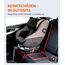 LIONSTRONG® Kindersitzunterlage Autositzschoner [ISOFIX GEEIGNET] - Autositzauflage wasserabweisend - Sitzschutz Sitzschoner Auto Kindersitz - Auto Sitzauflagen - universell kompatibel (Rot)