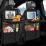 Oneyus Auto Organizer, 2 Stück Autositz Organizer Große Rückenlehnenschutz Auto Kinder Multifunktional Wasserdicht Rücksitz Organizer mit Klapptisch,Tablet Tasche und Viele Taschen-Schwarz