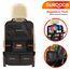 SURDOCA Autositz Organizer mit Klapptisch, 7 Taschen, Tablet-Tasche, Hängende Rücksitz-Organizer für Kinder & Reisen, Universal für die meisten Autos