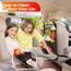 SURDOCA Autositz-Organizer – 4th Generation verbesserter Auto Rücksitz für bis zu 11-Zoll Tablet, 8 Taschen, Kinderspielzeug-Aufbewahrung, wasserdichter Rücksitzschutz für Kinder