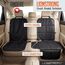 LIONSTRONG® Kindersitzunterlage Autositzschoner [ISOFIX GEEIGNET] - wasserabweisender Polyester Stoff schwarz - Sitzschutz Sitzschoner Auto Kindersitz - universell kompatibel - Schwarz, 2 Stück