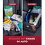 HerzensKind Auto Organizer Rücksitz – Faltbarer Rücksitz Organizer Kinder | Autositz Organizer mit Netz & Hauptfach | Kinder Auto Organizer für Spielzeug, Windeln & Snacks