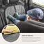 reer Kindersitz-Unterlage TravelKid MaxiProtect, Autositz-Schutzunterlage mit Rückenlehnen-Schutz, rutschfeste Unterlage, ISOFIX geeignet, für alle herkömmlichen Modelle, grau