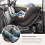 reer Kindersitz-Unterlage TravelKid MaxiProtect, Autositz-Schutzunterlage mit Rückenlehnen-Schutz, rutschfeste Unterlage, ISOFIX geeignet, für alle herkömmlichen Modelle, grau