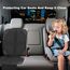 HDRNT Kindersitzunterlage Lsofix 2 Stück mit Mehreren Taschen aus Oxford Stoff für Autositz Schutz und Unterstützung ideal für Kinder und Familien geeigneter Auto Rücksitz Aufbewahrungslösung