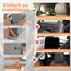 Oneyus Auto Organizer, 2 Stück Autositz Organizer Große Rückenlehnenschutz Auto Kinder Multifunktional Wasserdicht Rücksitz Organizer mit Klapptisch,Tablet Tasche und Viele Taschen-Grau Orange
