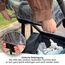 Universal Komfort Regenschutz für Babyschale (z.B. Maxi-Cosi/Cybex/Römer) - gute Luftzirkulation, verschließbares Kontakt-Fenster, Eingriffsöffnung für Tragegriff, PVC-frei