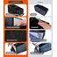 LIONSTRONG® Auto Organizer [EXTREM STABIL DURCH KUNSTSTOFFPLATTEN] - Universeller Rückbank Organizer für den Rücksitz & Beifahrersitz - Ideal für den Urlaub, viel Platz für Spielzeug - Wasserabweisend