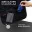 PROTEX© Kindersitzunterlage - ISOFIX-geeignet, Anti-RUTSCH-Unterfläche | Wasserabweisender & besonders hochwertiger 600D Stoff mit gepolsteter Sitzfläche (L, 2er Set), (grau)