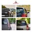 Autodomy 2 Stück Baby On Board Füße Hohe Sichtbarkeit aus großer Entfernung | Baby on Board Aufkleber Auto Für alle Fahrzeugtypen | 15x7 cm (Weiß)