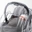 Universal Komfort Regenschutz für Babyschale (z.B. Maxi-Cosi/Cybex/Römer) - gute Luftzirkulation, verschließbares Kontakt-Fenster, Eingriffsöffnung für Tragegriff, PVC-frei (Packung mit 2)
