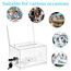 Acrylspendenbox, Spendenbox Abschließbar, Wahlurne Transparent mit Schlüssel Schloss und Schildhalter, Vorschlagsbox, für Abstimmungen, Visitenkarten, Gewinnspiele, Wettbewerbe, Kommentare